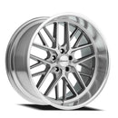 22x8.5 Corsart Kingpin 5 Gloss Brushed Diamond Cut Lip 5x127 ET6 Wheel