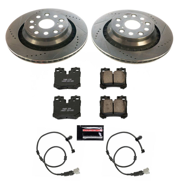 PowerStop Z23 Daily Driver Carbon-Fiber Ceramic Brake Pad and Drilled & Slotted
