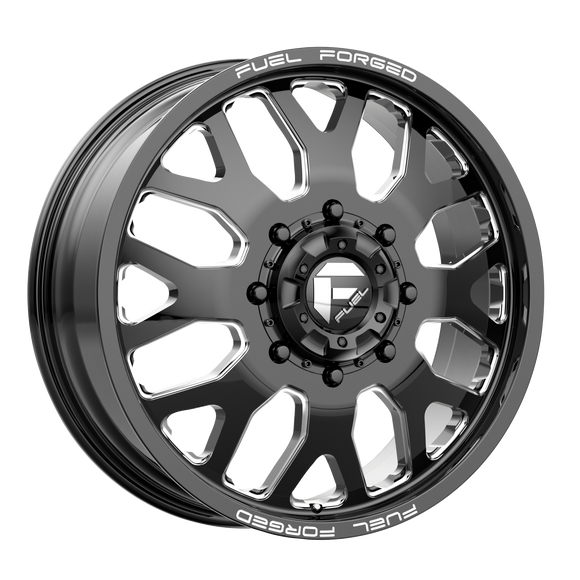 20x8.25 Fuel Off-Road DE19 FF19D Gloss Black Milled 8x200 ET-202 CB142 Wheel Rim