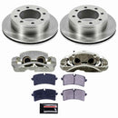 PowerStop OE Stock Replacement Low-Dust Ceramic Brake Pad, Rotor and Caliper Kit