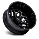 20x8.25 Fuel Off-Road D875 Flux Dually Gloss Black 8x165.1 ET-246 Wheel