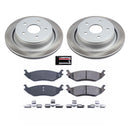 PowerStop Semi-Coated Rotor and Low-Dust Ceramic Brake Pad Kit