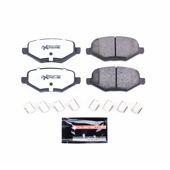 PowerStop Z36 Truck And Tow Carbon-Fiber Ceramic Brake Pads With Hardware