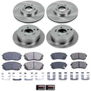PowerStop OE Stock Replacement Low-Dust Ceramic Brake Pad and Rotor Kit