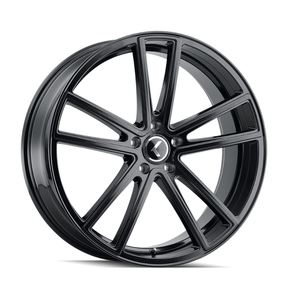 22x9.5 Kraze Lusso Gloss Black 6x135 ET30 CB87.1 Wheel Rim