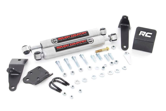 Rough Country N3 Steering Stabilizer Dual 2-8" Lift For Ram 2500 10-13