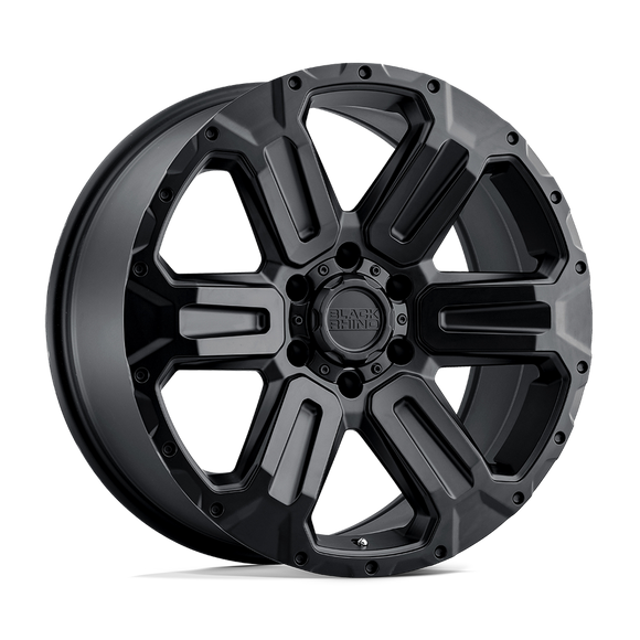 18x9 Black Rhino Wanaka Matte Black 6x120 ET12.00 CB67.10 Wheel/Rim