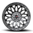 20x9 Vortek VRP-503 Inferno Gloss Black 5x127 ET12 CB78.1 Wheel Rim
