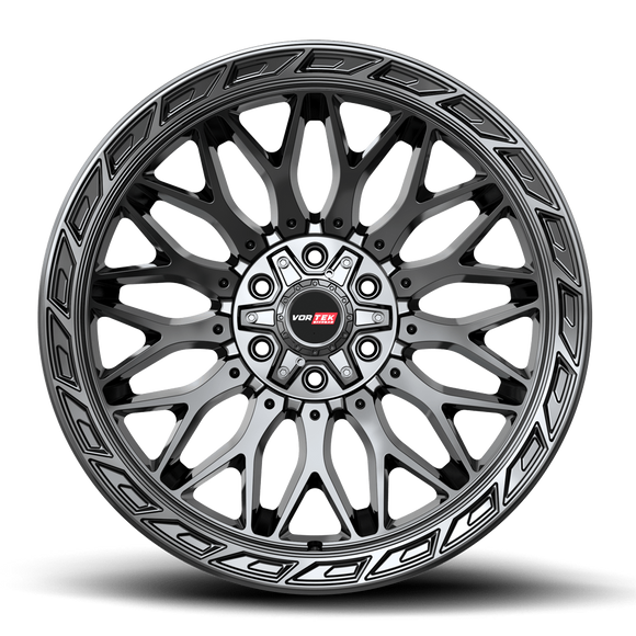20x9 Vortek VRP-503 Inferno Gloss Black 5x127 ET12 CB78.1 Wheel Rim