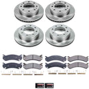 PowerStop OE Stock Replacement Low-Dust Ceramic Brake Pad and Rotor Kit
