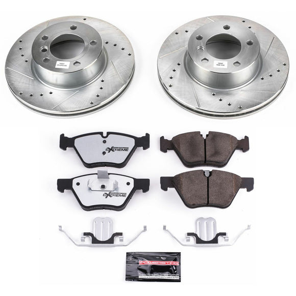 PowerStop Z26 Street Performance Ceramic Brake Pad and Drilled & Slotted Rotor K