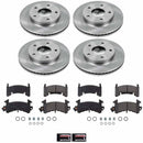 PowerStop OE Stock Replacement Low-Dust Ceramic Brake Pad and Rotor Kit
