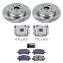 PowerStop OE Stock Replacement Low-Dust Ceramic Brake Pad, Rotor and Caliper Kit