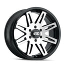 17X9 Ion Alloy 142 Black-Machined Wheel/Rim 5x127 ET-12 142-7973B