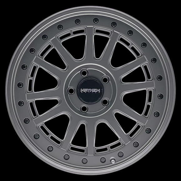 20x9 Mayhem Compass Satin Gunmetal 8x170 ET18 CB125.2 Wheel Rim