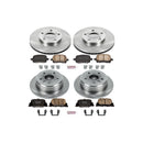 PowerStop OE Stock Replacement Low-Dust Ceramic Brake Pad and Rotor Kit