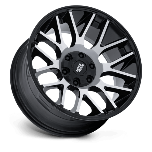 20x10 Moto Metal MO816 Overlook Gloss Black 8x180 ET-18 Wheel
