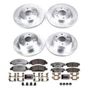 PowerStop Z36 Carbon-Fiber Ceramic Brake Pad with Drilled and Slotted Rotor Kit