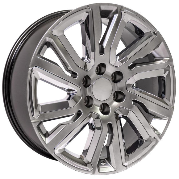 22" Replica Wheel CV39 Fits GMC Sierra Rim 22x9 Hyper Wheel