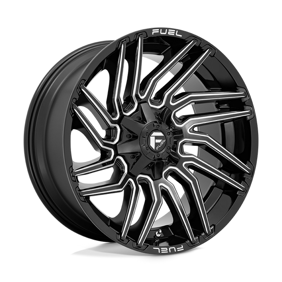 22x10 Fuel Off-Road D773 Typhoon Gloss Black Milled 8x180 ET-18 CB124.2 Wheel