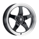 17x5 Forgestar D5 Drag Gloss Black Machined 5x139.7 5x5.5 ET-19 Wheel Rim-1