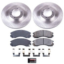 PowerStop OE Stock Replacement Low-Dust Ceramic Brake Pad and Rotor Kit