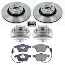 PowerStop OE Stock Replacement Low-Dust Ceramic Brake Pad, Rotor and Caliper Kit