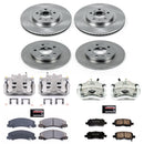 PowerStop OE Stock Replacement Low-Dust Ceramic Brake Pad, Rotor and Caliper Kit
