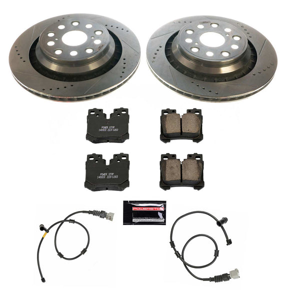 PowerStop Z23 Daily Driver Carbon-Fiber Ceramic Brake Pad and Drilled & Slotted