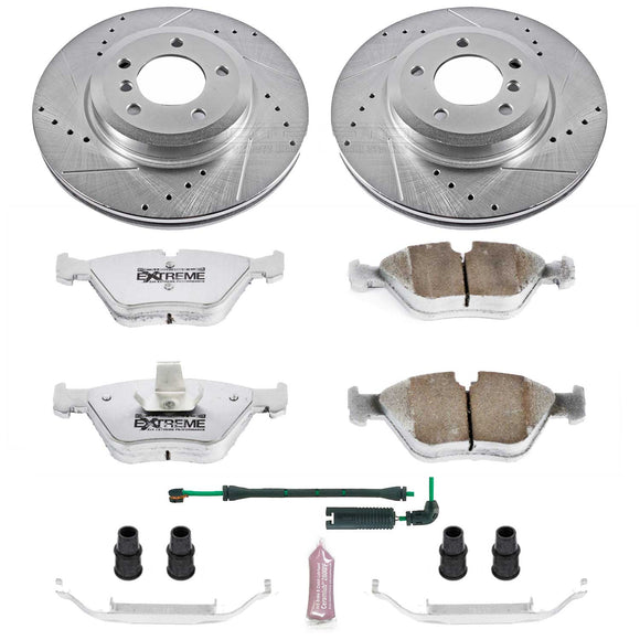PowerStop Z26 Street Performance Ceramic Brake Pad and Drilled & Slotted Rotor K