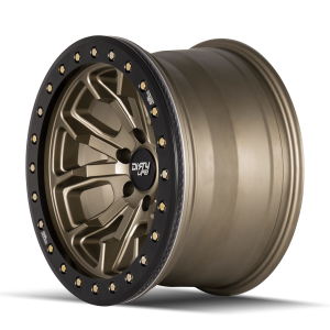 17X9 Dirty Life DT-1 Gold-Satin Wheel/Rim 8x165.1 ET-12 9303-7981MGD