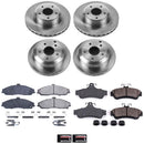 PowerStop OE Stock Replacement Low-Dust Ceramic Brake Pad and Rotor Kit