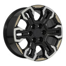 18" Replica CV65 fits Chevrolet Silverado 18 in. x 8.5 in. Gloss Black