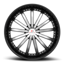 22x8.5 Cavallo CLV-53 Gloss Black Machined 5x114.3/120 ET38 wheel/rim