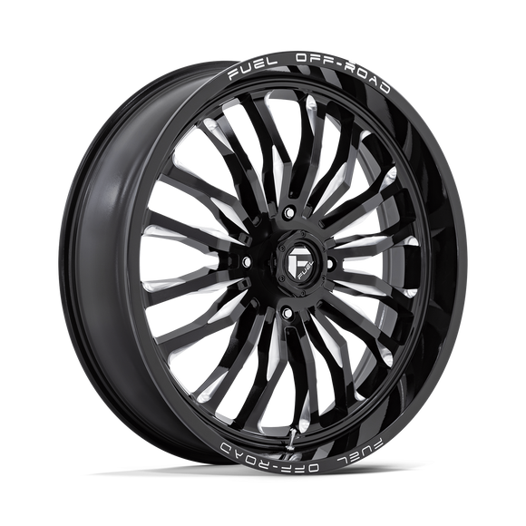 24x7 Fuel Off-Road D821 Arc UTV Gloss Black Milled 4x156 ET13 CB132 Wheel Rim
