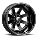 20X10 Fuel MONO DE09 FF09D Matte Black Milled 8X180 ET-24 wheel/rim