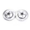 PowerStop Evolution Drilled Slotted Rotors Pair Front For Dodge Nitro