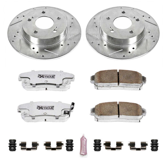 PowerStop Z26 Street Performance Ceramic Brake Pad and Drilled & Slotted Rotor K