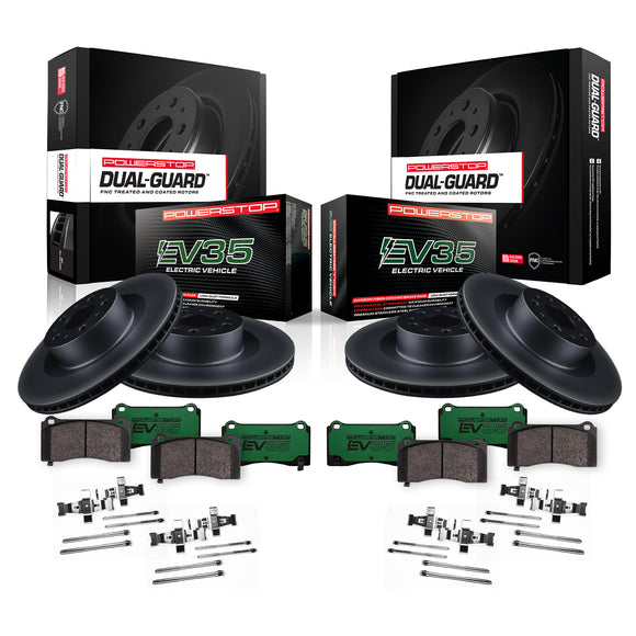 PowerStop E35 Electric Vehicle Pad and Rotor Kit
