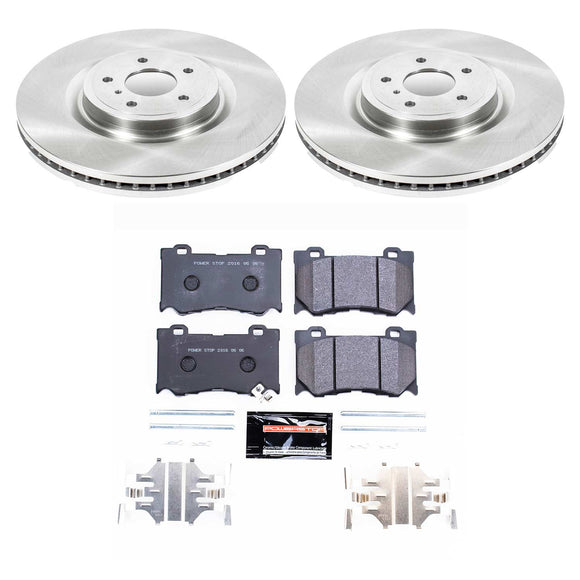 PowerStop Track Day Spec High-Performance Brake Pad and Rotor Kit