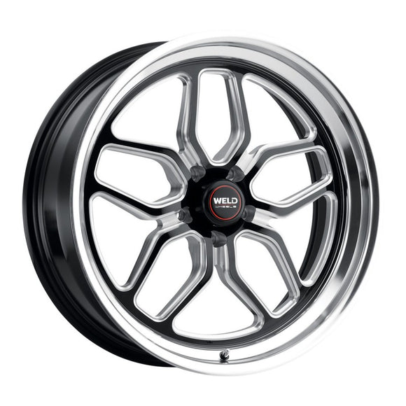 20x9 WELD Performance Laguna Gloss Black Milled 5x115 ET20 Wheel Rim