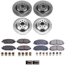 PowerStop OE Stock Replacement Low-Dust Ceramic Brake Pad and Rotor Kit