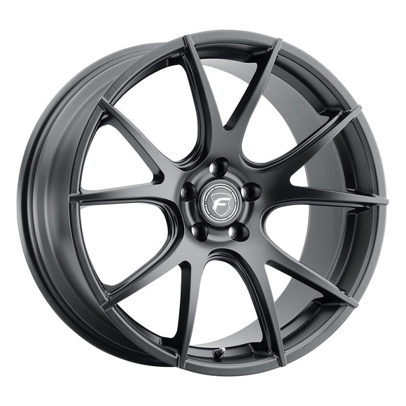 20x9.5 Forgestar CF5V Satin Black 5x114.3 ET29 CB72.56 Wheel Rim