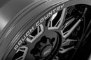 20x10 Rough Country 86 Series Gloss Black Milled Accents Wheel 6x135 ET-19 CB4.1