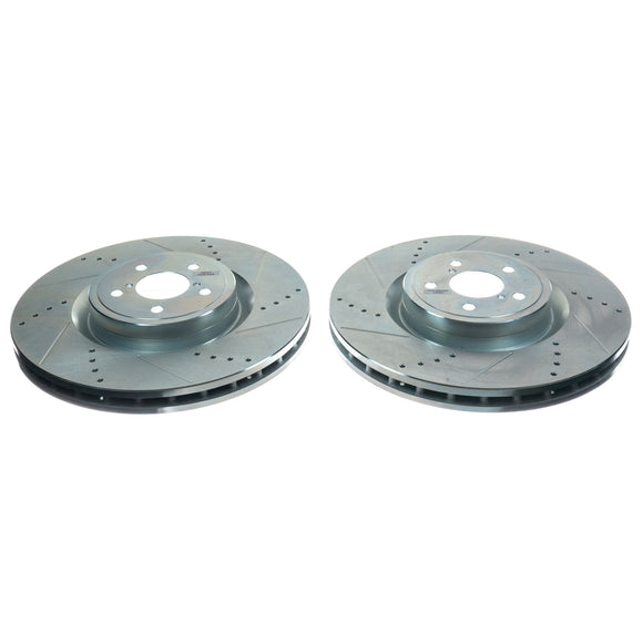 PowerStop Evolution Performance Drilled, Slotted & Plated Brake Rotor Pair