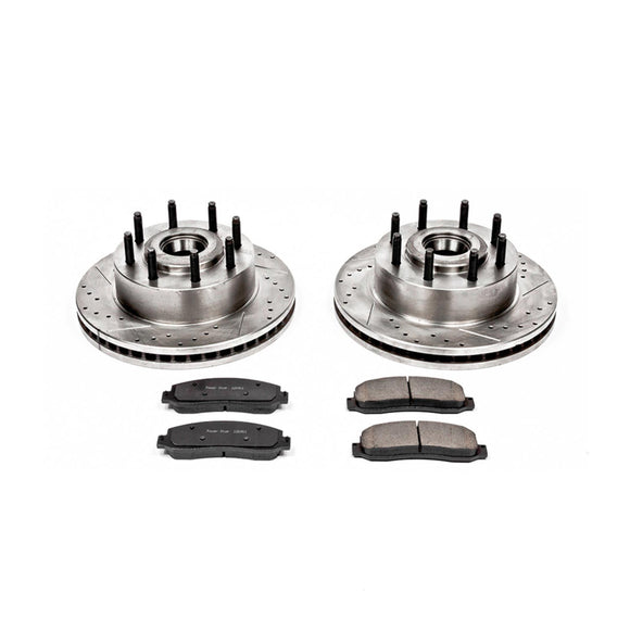 PowerStop Z23 Daily Driver Carbon-Fiber Ceramic Brake Pad and Drilled & Slotted