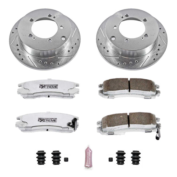 PowerStop Z26 Street Performance Ceramic Brake Pad and Drilled & Slotted Rotor K