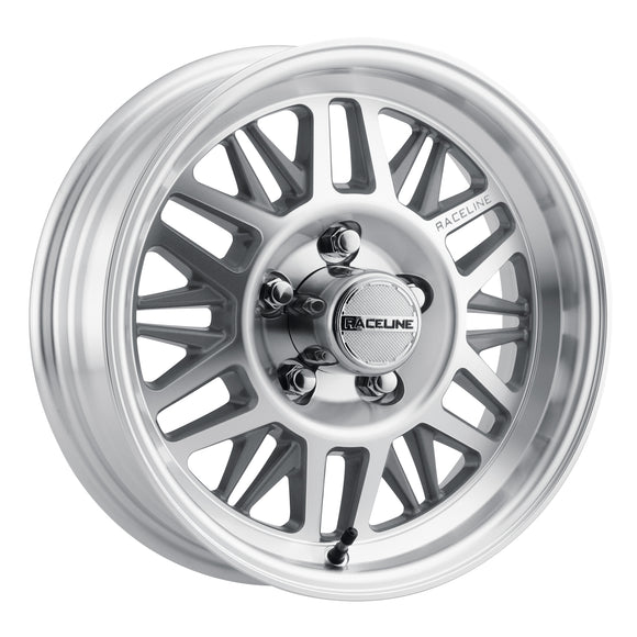 14x6 Raceline 451MC Ryno Trailer Machined 5x114.3 ET0 CB3.19 Wheel