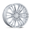 24X10 Performance Replicas PR223 Chrome Plated 6x139.7 ET28 Wheel Rim