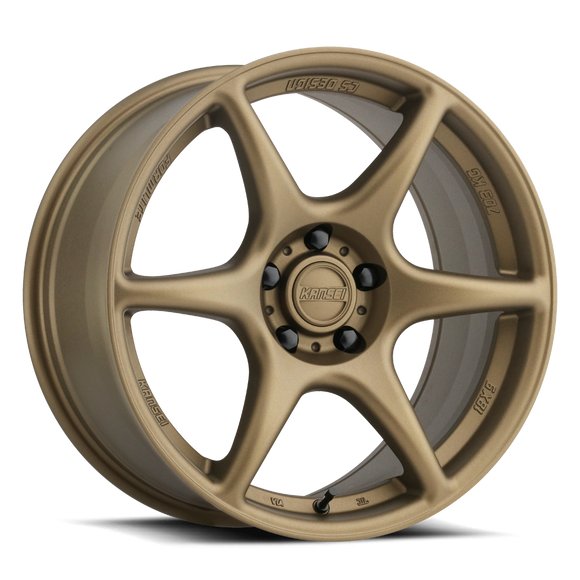 18x10.5 Kansei K11B Tandem Textured Bronze 5x100 ET12 CB73.1 Wheel
